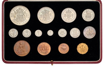 Lot 332 - George VI, 'Coronation' Proof Set 1937, 15...