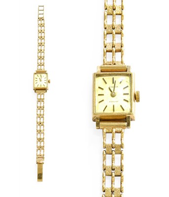 Lot 169 - A Lady's 9 Carat Gold Tissot Wristwatch