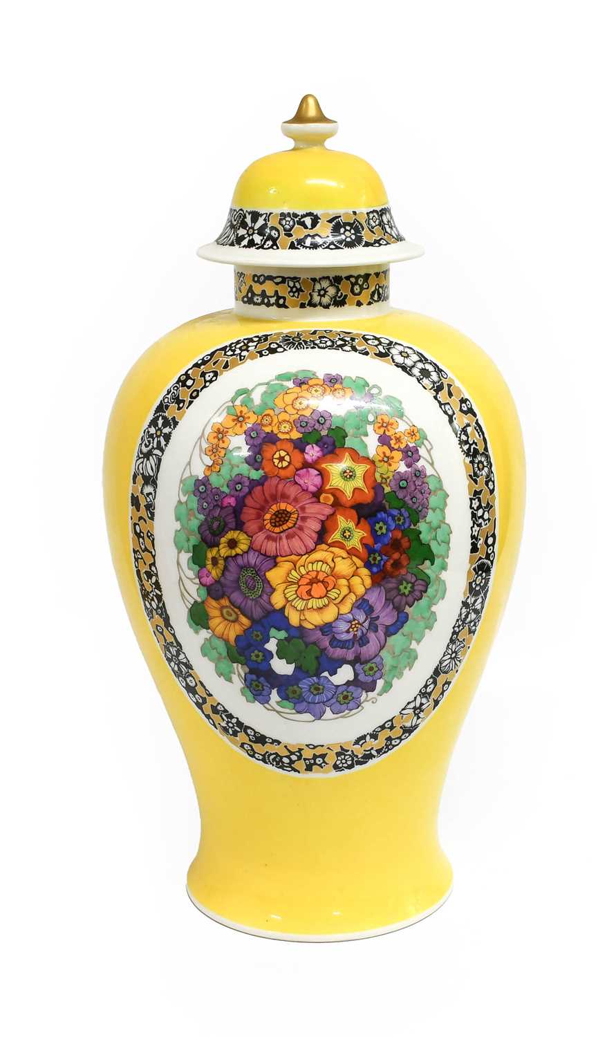 Lot 104 - A KPM Berlin Porcelain Vase and Cover,...