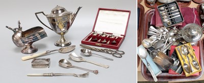 Lot 87 - A Collection of Assorted Silver Plate,...