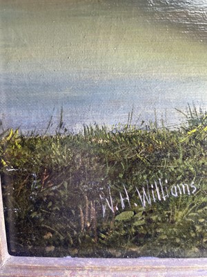 Lot 1032 - W.H Williams (19th Century) Landscape with...