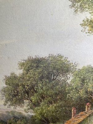 Lot 1032 - W.H Williams (19th Century) Landscape with...