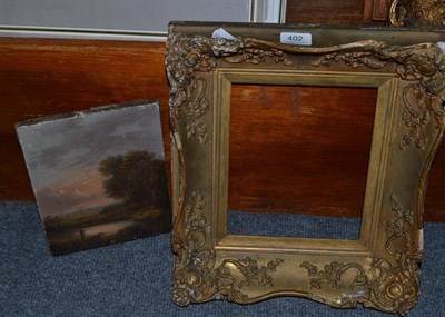 Lot 402 - A 19th century oil on canvas in gilt frame