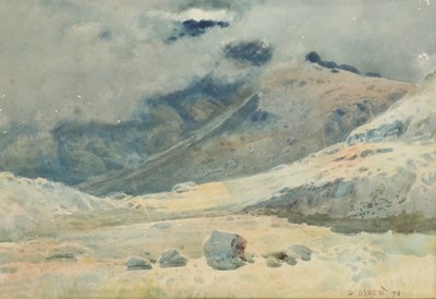 Lot 1130 - Philip Osment (1862-1947) Mountaineous...