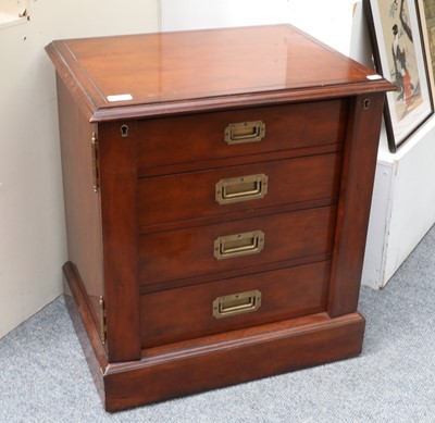 Lot 1247 - A Multiyork Small Reproduction Mahogany Four...