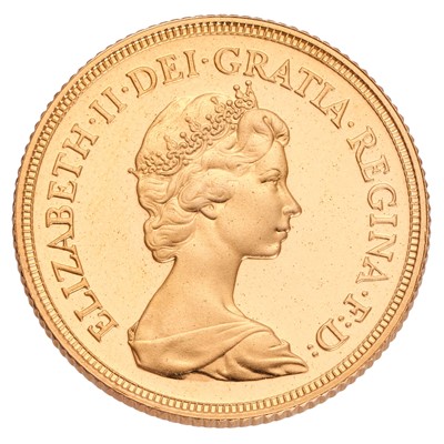 Lot 255 - Elizabeth II, Proof Sovereign 1980;...