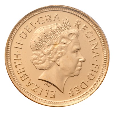 Lot 281 - Elizabeth II, Half Sovereign 2002, with Royal...