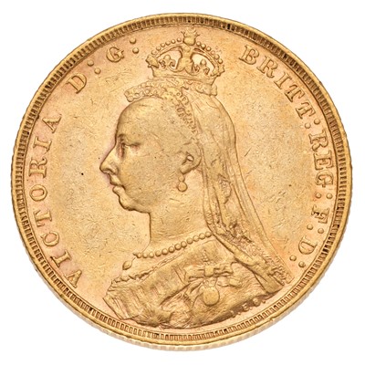 Lot 202 - Victoria, Sovereign 1890; fine-good fine