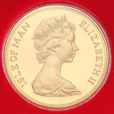 Lot 297 - Isle of Man, Four Coin Sovereign Set 1977,...