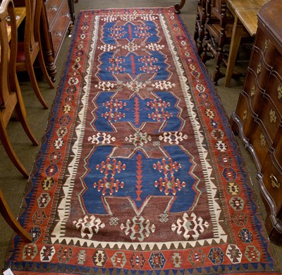 Lot 1130 - Konya Kilim, the field with four large...