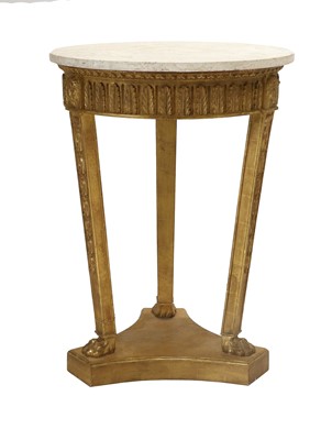 Lot 716 - A Reproduction Gilt and Gesso Giltwood Regency-...