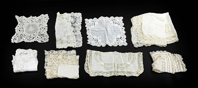 Lot 2236 - Ten Assorted Late 19th/Early 20th Century Lace...