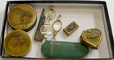 Lot 315 - 19th Century Green Shagreen Spectacle Case...