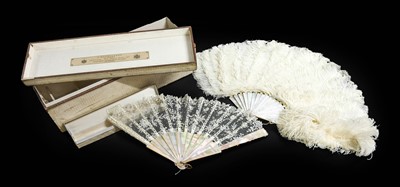 Lot 2218 - Early 20th Century Mother of Pearl Fan with a...