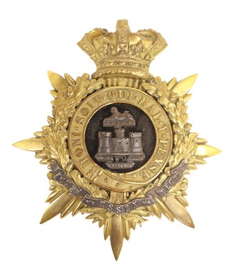 Lot 118 - A Victorian Helmet Plate to an Officer of the...