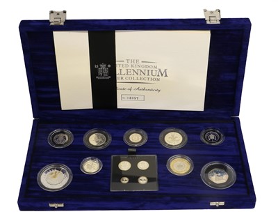 Lot 396 - The United Kingdom Millennium Silver...