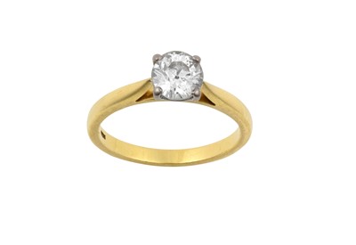 Lot 2197 - An 18 Carat Gold Diamond Solitaire Ring the...