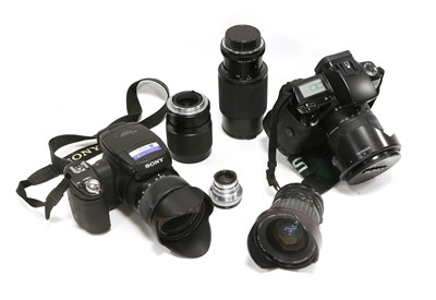 Lot 284 - Various Cameras And Lenses