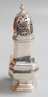 Lot 46 - A George VI Silver Caster, by Adie Brothers...