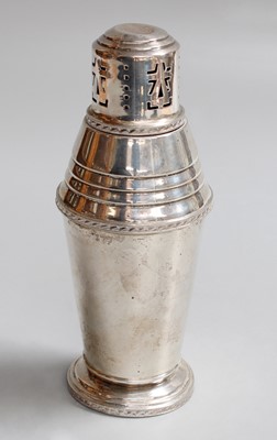 Lot 47 - A George V Silver Caster, by Walker and Hall,...