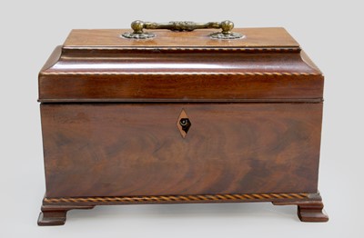 Lot 42 - A George III MahognayTea Caddy, of rectangular...