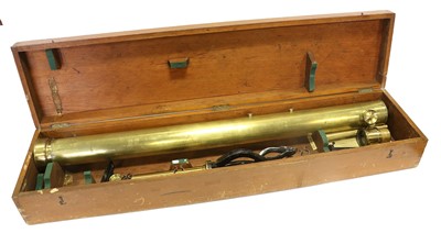 Lot 197 - Watson & Sons (High Holborn) Brass Refracting Telescope