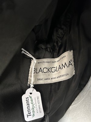 Lot 1007 - Blackglama Dark Mink Coat, of flared shaped...