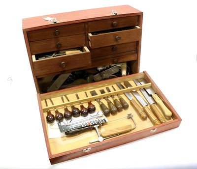 Lot 40 - Violin Makers Tools Chest