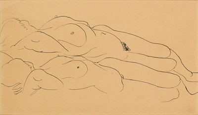 Lot 575 - Christopher Wood (1901-1930) "Two Nudes" Pen...