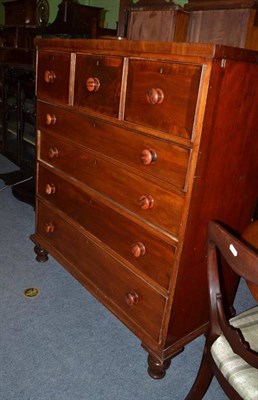 Lot 450 - A Victorian mahogany Scotch chest