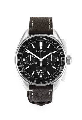 Lot 2136 - Bulova: A Stainless Steel Chronograph...