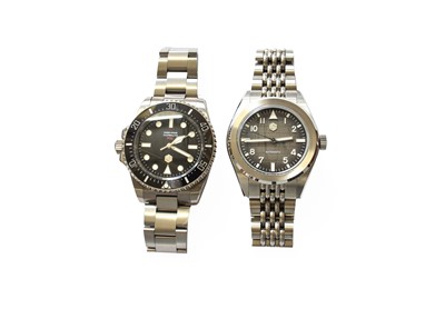 Lot 407 - Two Stainless Steel Automatic Wristwatches...