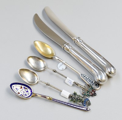 Lot 71 - A Collection of Assorted Silver Flatware,...