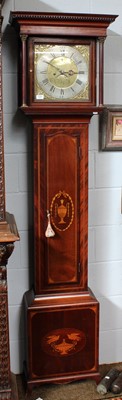 Lot 1265 - An Inlaid Mahogany Eight Day Longcase Clock,...