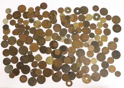 Lot 187 - Mixed Bronze and Copper World Coins, approx....