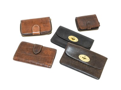 Lot 2032 - Five Assorted Mulberry Leather Purses and...