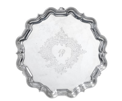 Lot 2095 - A George V Silver Salver