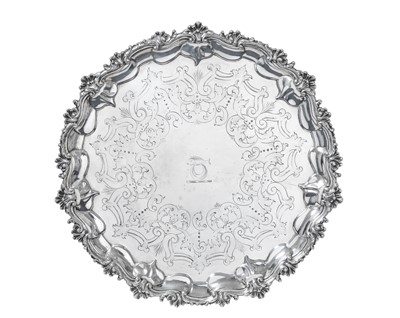 Lot 2070 - A Victorian Silver Salver