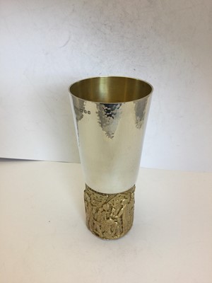 Lot 2109 - An Elizabeth II Parcel-Gilt Silver Goblet