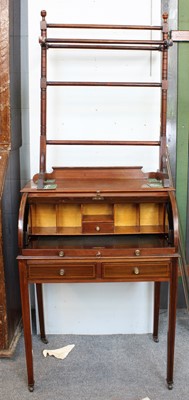 Lot 1251 - A Reproduction Edwardian Inlaid Mahogany...