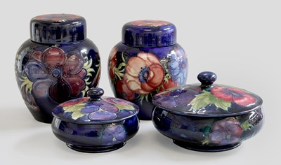 Lot 95 - Two Walter Moorcroft Ginger Jars and Covers,...