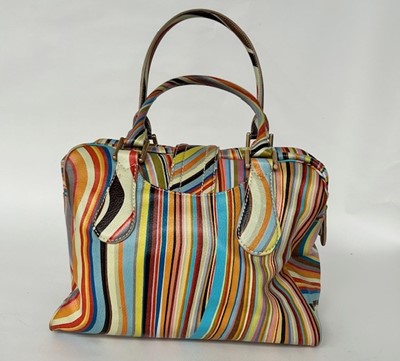 Lot 1019 - Paul Smith Leather Shoulder Bag in Signature...