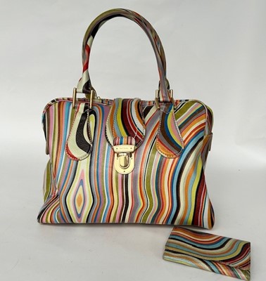 Lot 1019 - Paul Smith Leather Shoulder Bag in Signature...