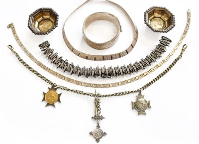 Lot 197 - A Quantity of Silver and White Metal Jewellery,...