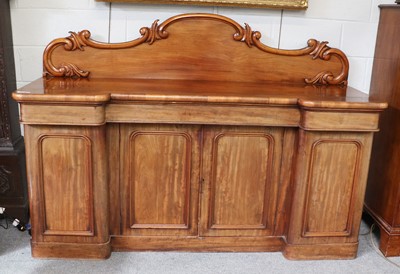 Lot 1358 - A Victorian Mahogany Inverted Breakfront Four...