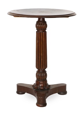 Lot 734 - A George IV Mahogany Tripod Table, the...