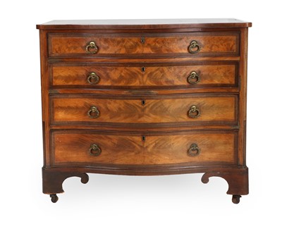 Lot 782 - A George III Mahogany, Crossbanded and...