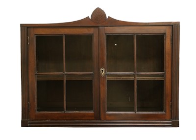 Lot 790 - A Regency-Style Mahogany Wall-Mounted Display...