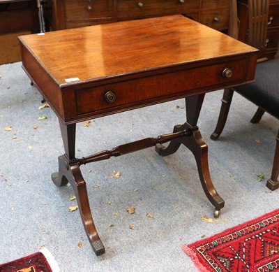 Lot 1290 - A Mahogany Single Drawer Side Table, 73cm by...