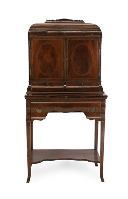 Lot 765 - A George III-Style Mahogany, Crossbanded,...